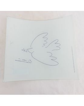 Verrerie Succession Décor Oiseau Picasso