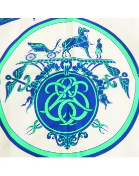 Hermès Carriage Motif Scarf