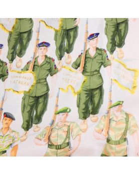 Hermès Fusiliers Marins scarf