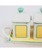 Set of 3 VILLEROY ET BOCH Twist Alea Spice Jars with Tray