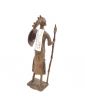 Small Subject African Warrior in Bronze