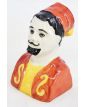 Small zouave chiller in polychrome porcelain