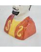 Petite Tirelire Zouave en Porcelaine Polychrome