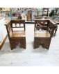 Paire de Chaises d’Angles Orientales