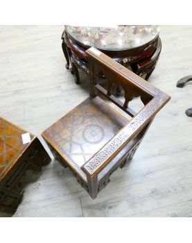 Paire de Chaises d’Angles Orientales