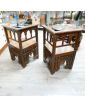 Paire de Chaises d’Angles Orientales