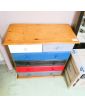 Chest of drawers Dressed with 5 Drawers Coloured