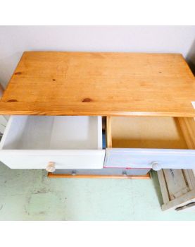 Commode Relookée avec 5 Tiroirs Colorés