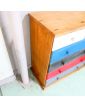 Commode Relookée avec 5 Tiroirs Colorés