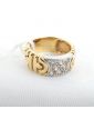 Bague Or 18k et Strass