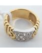 Gold ring 18k and Strass