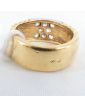 Gold ring 18k and Strass