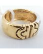 Gold ring 18k and Strass