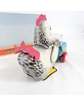 Game Hen & Chickens in his Box