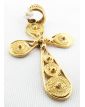 Croix Filigranée 18k Testée Sans Poinçon 3.28 Grammes