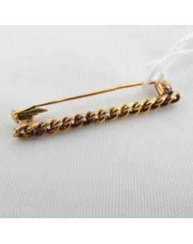 Petite Barette en Or 18k 1.18 Grammes