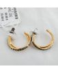 Pair of Gold Earrings Swarovski