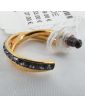 Pair of Gold Earrings Swarovski