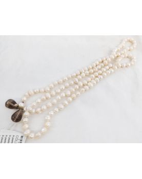 Collier de Perle et Quartz