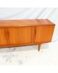 French Scandinavian Style Sideboard 3 Doors 1 Drawer and 1 Flap in Trompe l'Oeil in the Style of Johannes ANDERSEN