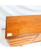 French Scandinavian Style Sideboard 3 Doors 1 Drawer and 1 Flap in Trompe l'Oeil in the Style of Johannes ANDERSEN