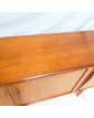 French Scandinavian Style Sideboard 3 Doors 1 Drawer and 1 Flap in Trompe l'Oeil in the Style of Johannes ANDERSEN