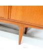 French Scandinavian Style Sideboard 3 Doors 1 Drawer and 1 Flap in Trompe l'Oeil in the Style of Johannes ANDERSEN