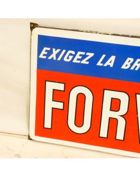 Grande Plaque Emaillée FORVIL