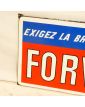 Grande Plaque Emaillée FORVIL