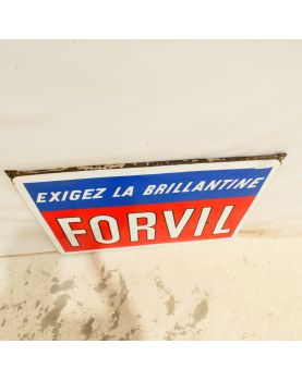 Grande Plaque Emaillée FORVIL