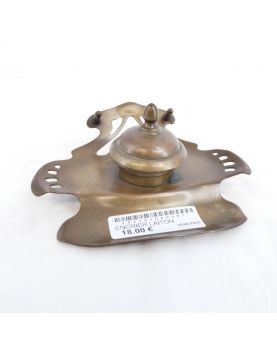 Brass Inkwell