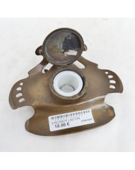 Brass Inkwell