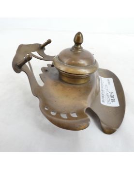 Brass Inkwell
