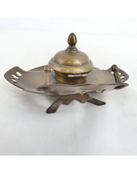 Brass Inkwell