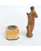 Small Bronze Seal of a Woman on a Support