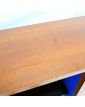 Bookcase 2 Doors Sliding with Transformed Interior Metal Feet Black