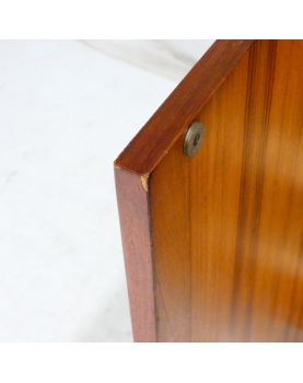 Bookcase 2 Doors Sliding with Transformed Interior Metal Feet Black