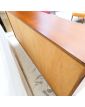 Bookcase 2 Doors Sliding with Transformed Interior Metal Feet Black