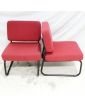 Pair of Heated Raspberry Fabric Seat Tube