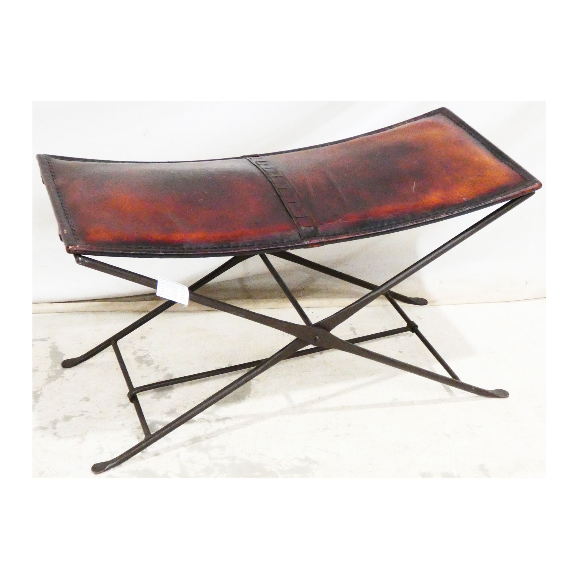 Siège Ottoman en Cuir Siège Ottoman en Cuir