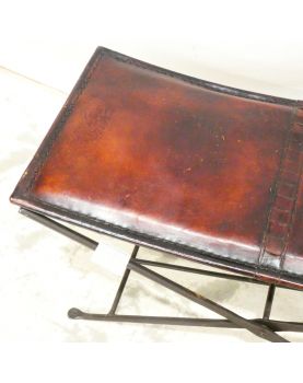 Siège Ottoman en Cuir