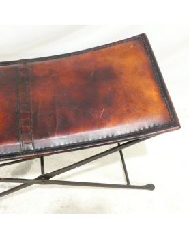 Siège Ottoman en Cuir