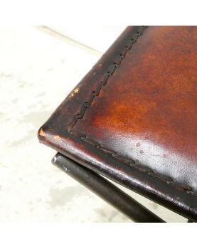 Siège Ottoman en Cuir