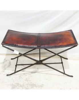 Siège Ottoman en Cuir