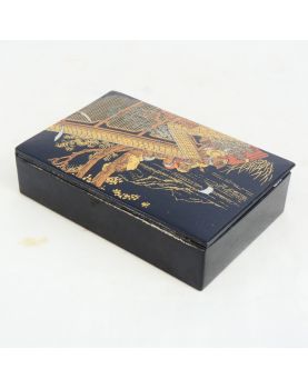 Small Black Box Asian Decor