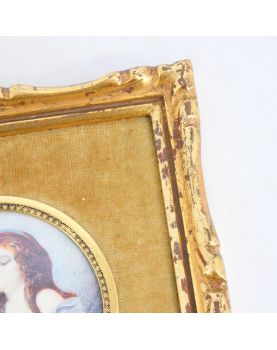 Framed Miniature Woman