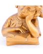 Golden Bust of a Little Girl Reading