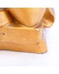 Golden Bust of a Little Girl Reading