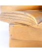 Golden Bust of a Little Girl Reading