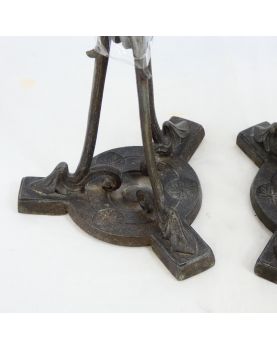 Pair of Art Nouveau Candlesticks